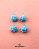sky blue 'Crochet Button CB84'