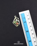 Elegant 'Hanging Button FBC017' for Clothing (Size shown with ruler)