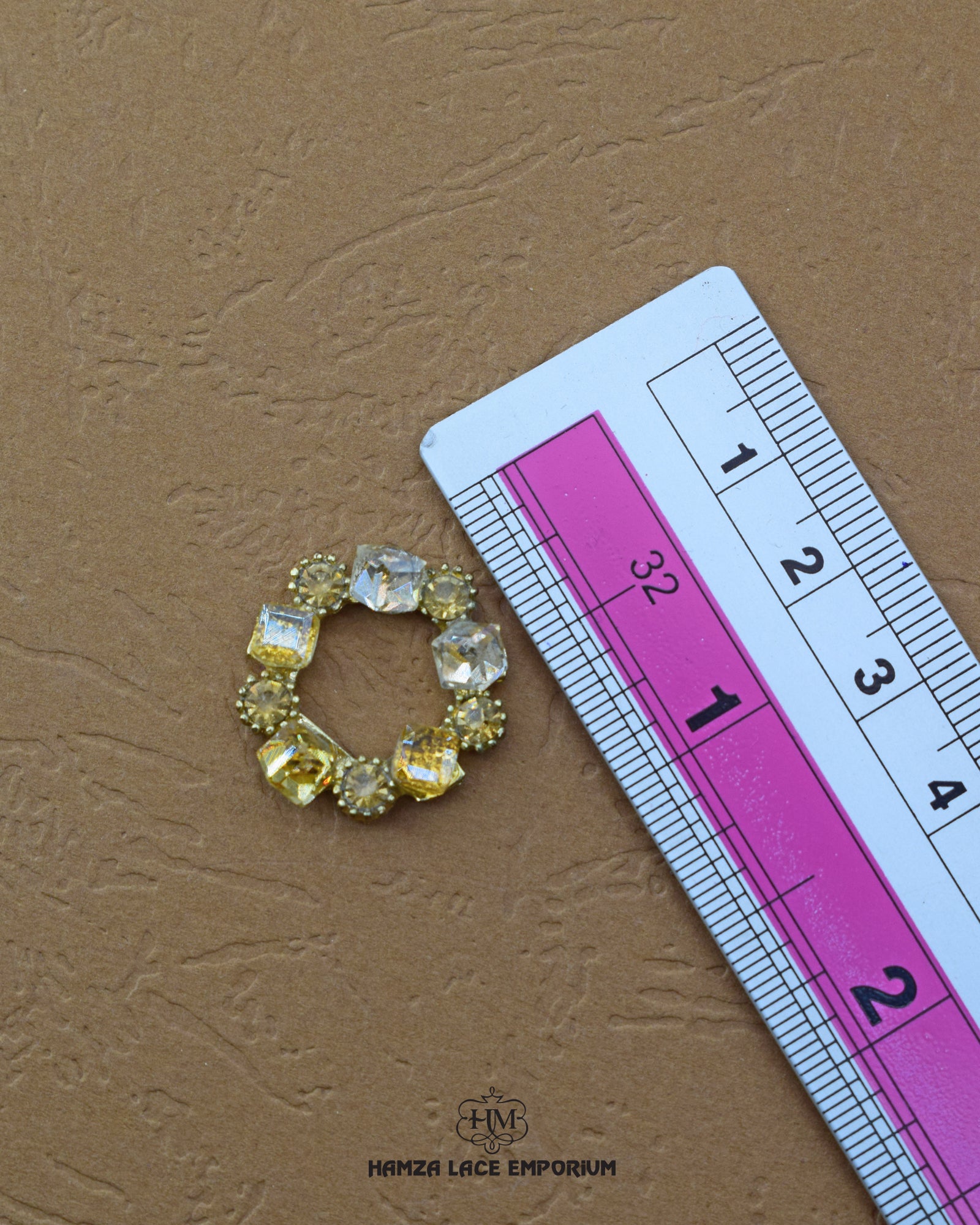 'Fancy Button FBC026' with ruler for size reference in the product image.