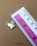 Elegant 'Fancy Button FBC028' for Clothing (Size shown with ruler)