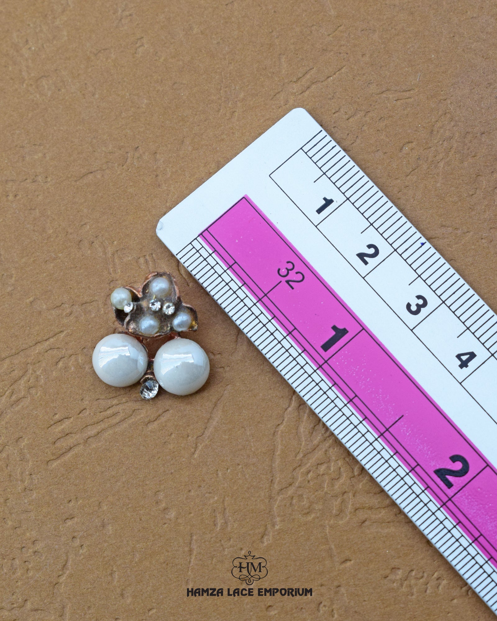 'Fancy Button FB029' with ruler for size reference in the product image.