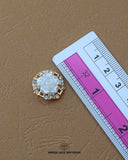 'Fancy Button FBC032' with ruler for size reference in the product image.