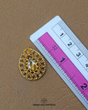 Elegant 'Hanging Button FBC023' for Clothing (Size shown with ruler)