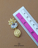 'Hanging Stone Button 328FBC' with ruler for size reference in the product image.