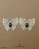 'Butterfly Design Metal Accessory MA118' and the Brand Name 'Hamza Lace' written at the bottom