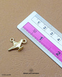 Elegant 'Metal Accessory MA185' for Clothing (Size shown with ruler)