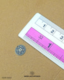 The size of the Beautifully designed 'Round Shape Accessory MA441' is measured by using a ruler
