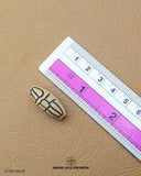 Size of the 'Double Shaded Wooden Button MA618' is shown with a ruler