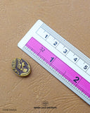 Size of the 'Oval Design Wooden Button MA624' is shown with a ruler