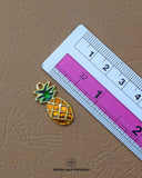The size of the 'Pineapple Design Button MA636' is indicated using a ruler.