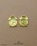 'Clock Design Metal Button MA668' and the Brand Name 'Hamza Lace' written at the bottom
