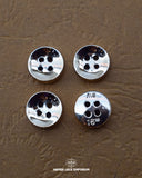 Four Hole Plastic Button MB222