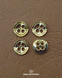 Four Hole Metal button MB351