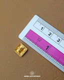 Golden Square Shape Metal Button MB78
