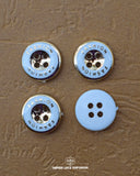 'Four Hole Plastic Button MB828' by Hamza Lace - high-quality and stylish accessory for clothing and crafts