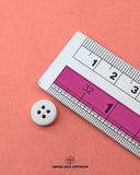 Size of the 'Four Hole Wood Button WB50' is shown with a ruler
