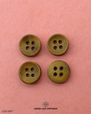 'Four Hole Wood Button WB77' - suitable for fashion and decorative purposes