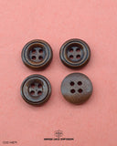 Four Hole Wood Button WB79