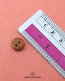 Size of the 'Wood Button WB91' is shown with a ruler