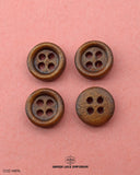 Four Hole Wood Button WB96