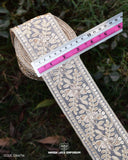 Center Filling Lace DI64714 showcased alongside a ruler, revealing its width size.