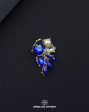 Dark blue color 'Pearl With Stone Button FBC06'