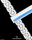 Size of the 'Center Filling Crochet Lace 05001' is shown with the help of a ruler as '0.75' inches
