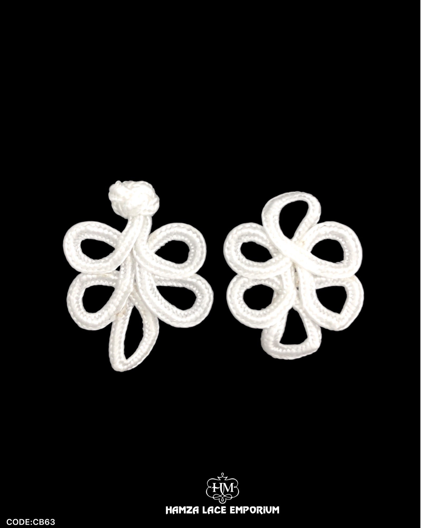 Chinese Button With String Chinese Button CB63 – Hamza Lace
