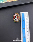The size of the 'Fancy Button FBC197' is indicated using a ruler.