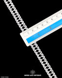 Size of the 'Crochet Ladder Lace 21056' is shown with the help of a ruler as '0.25' inches