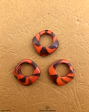 'Ring Design Plastic Button PB072' - suitable for fashion and decorative purposes