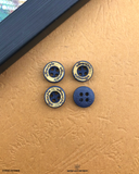 Four Hole Wood Button 023WB