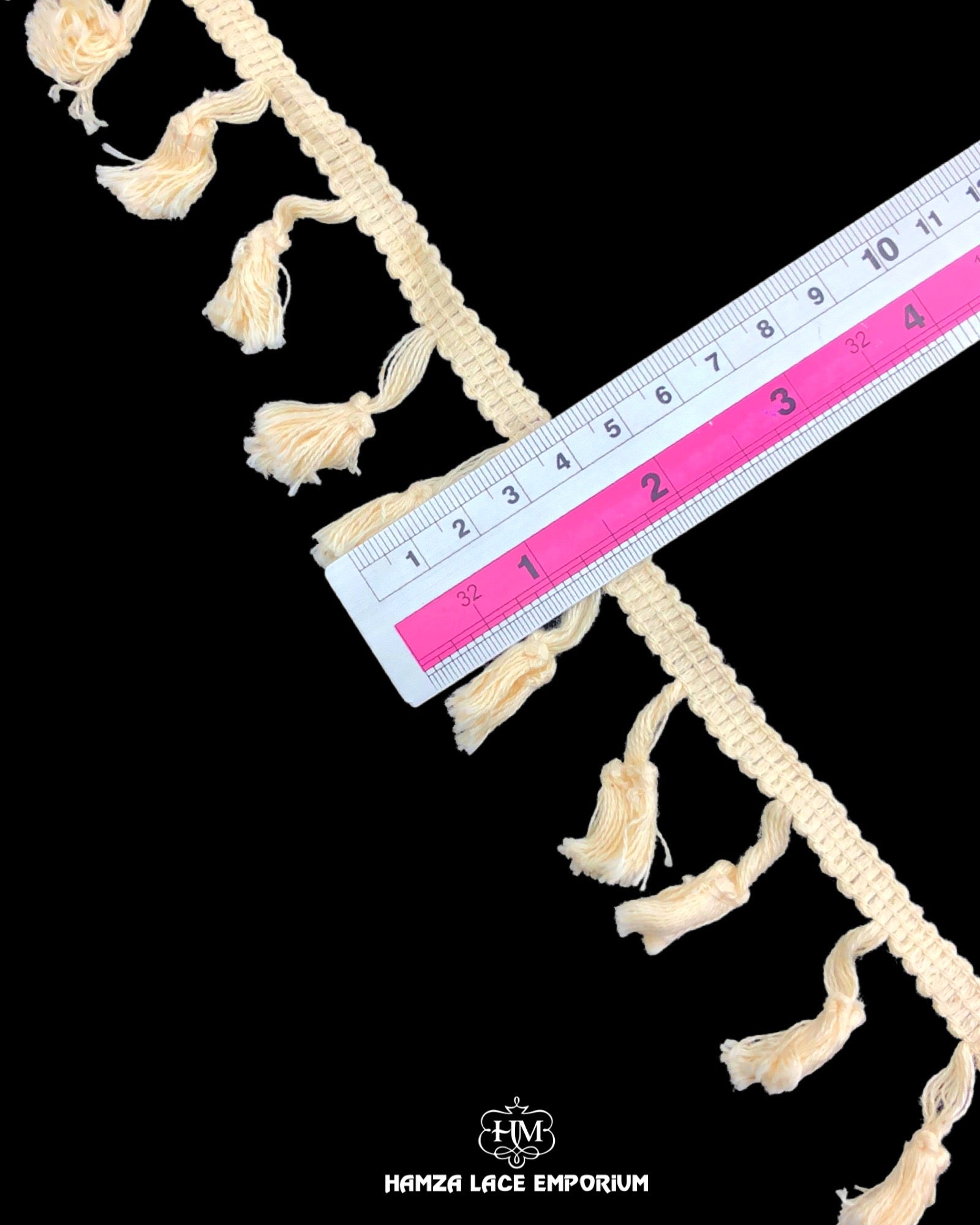 Size of the 'Edging Jhaalar Lace 21351' is displayed with the help of a ruler as '0.5' inches