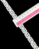 Size of the 'Center Filling Crochet Lace 11504' is shown with the help of a ruler as '0.5' inches