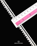 The size of the 'Edging Shuttle Lace 70734' is shown with the help of a ruler