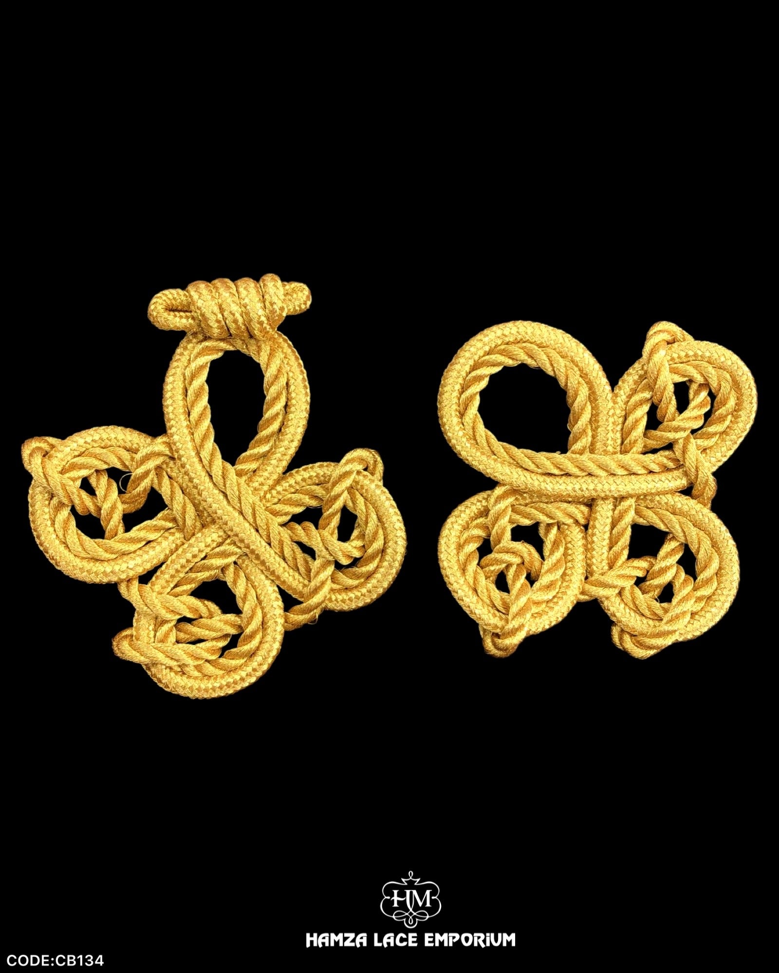 Chinese Button With String Chinese Button CB22 – Hamza Lace