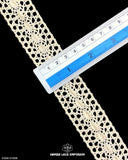 Size of the 'Center Crochet Filling Lace 21308' is shown with the help of a ruler as '1.5' inches