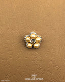 Gold color 'Flower Design Fancy Button FBC247'