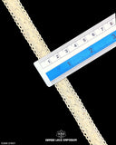 Size of the 'Center Filling Crochet Lace 21927' is shown with the help of a ruler as '0.5' inches
