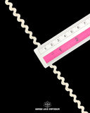 Size of the 'Center Filling Design Polyesrter Lace 21180' is displayed with the help of a ruler as '0.5' inches